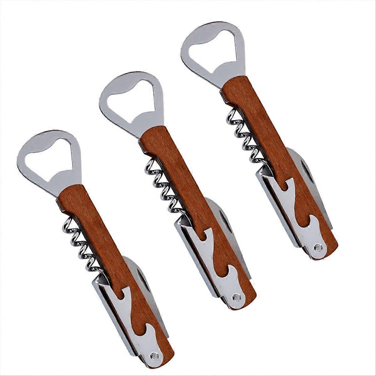 Flaschenöffner Aus Edelstahl, Sapele