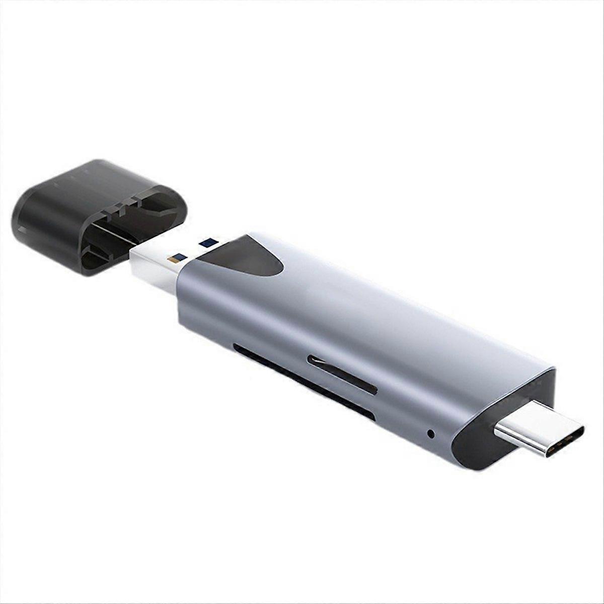 2-in-1-kartenleser (typ-c/usb 3.0, Hochgeschwindigkeits-tf/sd-kartenleser)