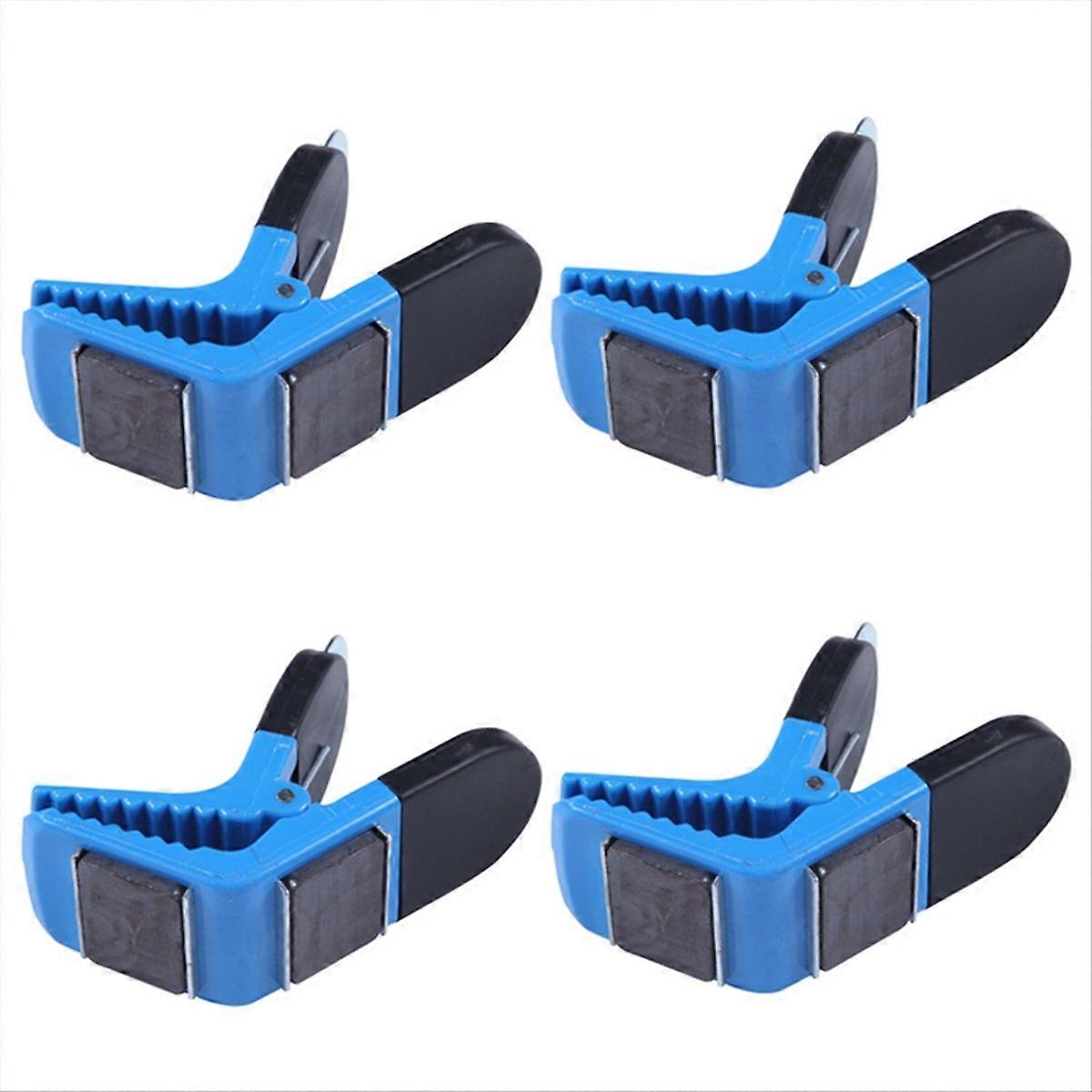 Set Mit 4 Magnetischen Bürstenclips, Multifunktionaler Und Tragbarer Dosenöffner, Ideal Für Heimwerkerarbeiten Zu Hause Oder In Der Werkstatt.