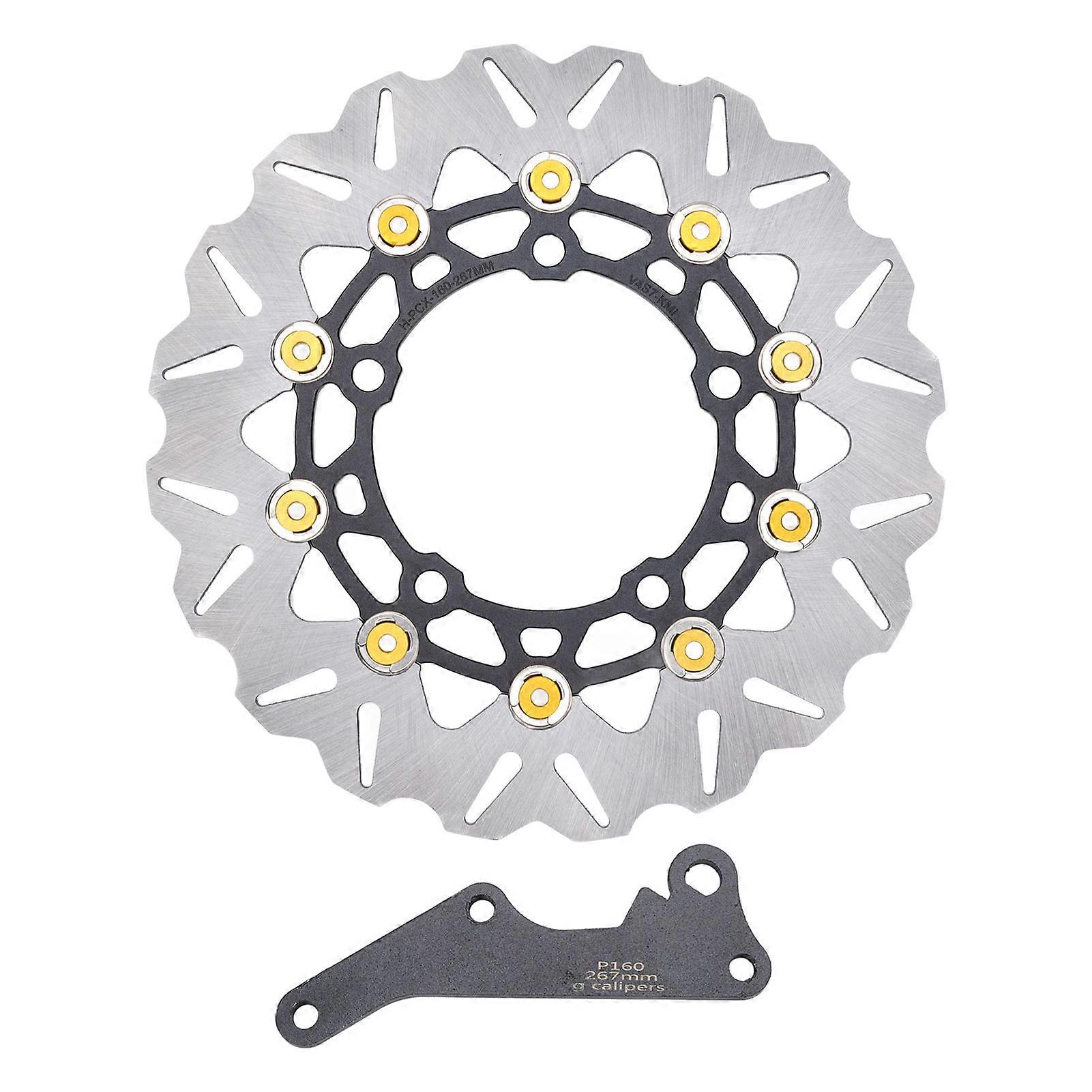267 Mm Motorrad-vorderradbremsscheibe, Ersatzrotor Kompatibel Mit Pcx125 Pcx150 Pcx160 2021-2024, Hochleistungs-stahlscheibe Für Vorderrad.