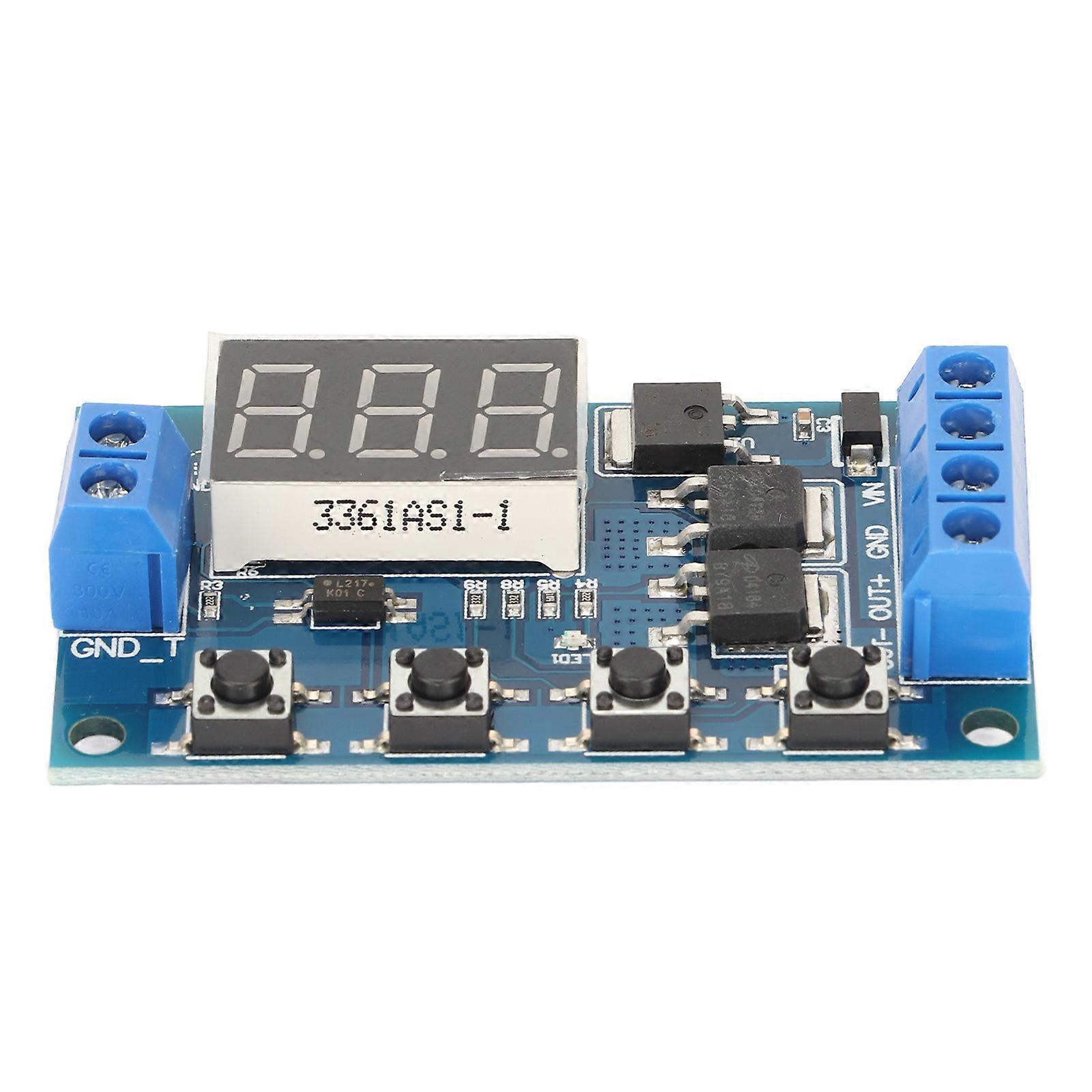 5-30v Zyklisches Zeitschaltmodul, Dual-tube-mos-relaisplatine, Programmierbarer Schalter Für Smart Home, Professioneller Trigger-timer.