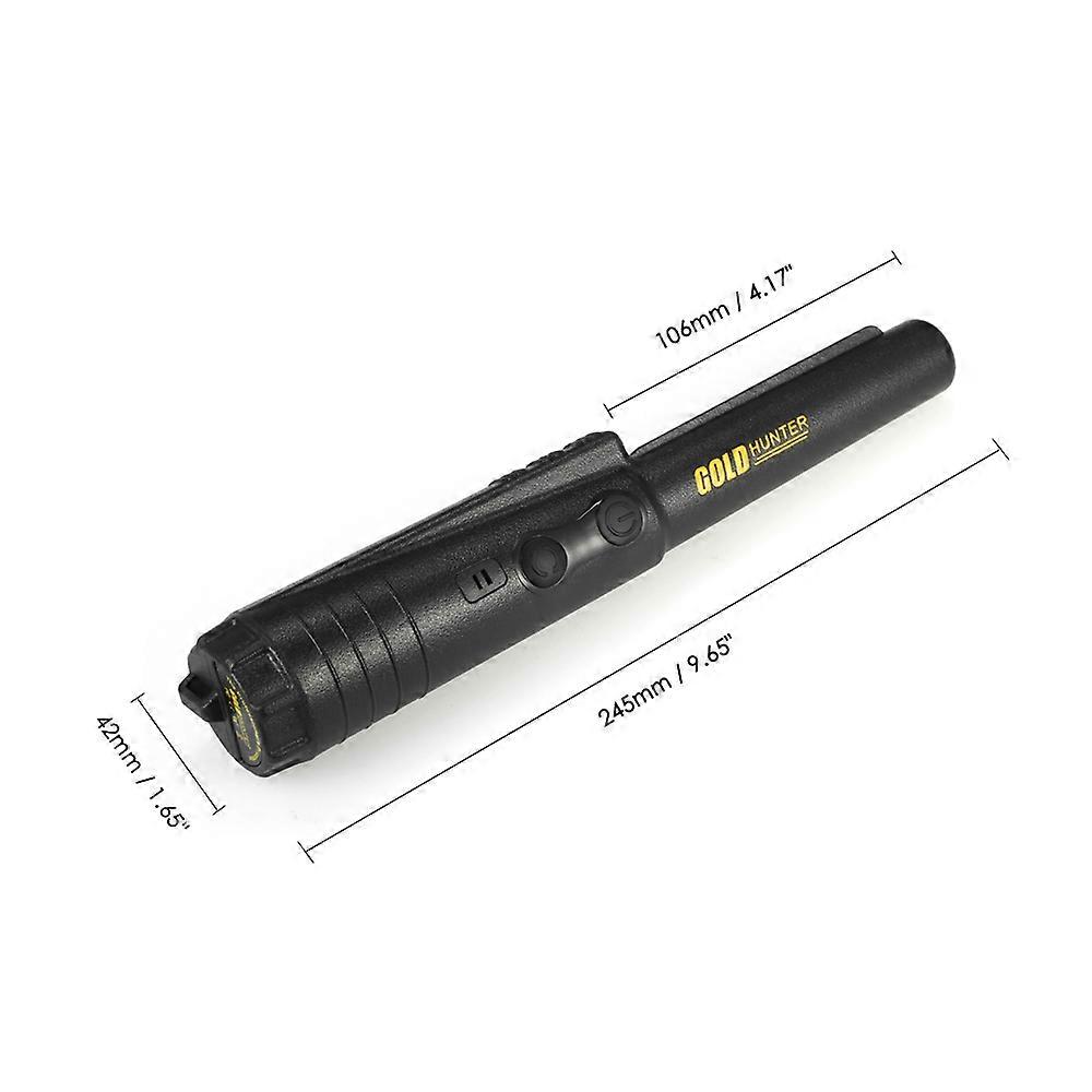 Gold Hunter Metalldetektor, Tragbarer Pinpointer Zur Schatzsuche Mit Summer Und Vibration, Automatischer Abstimmung, Inklusive Gürteltasche