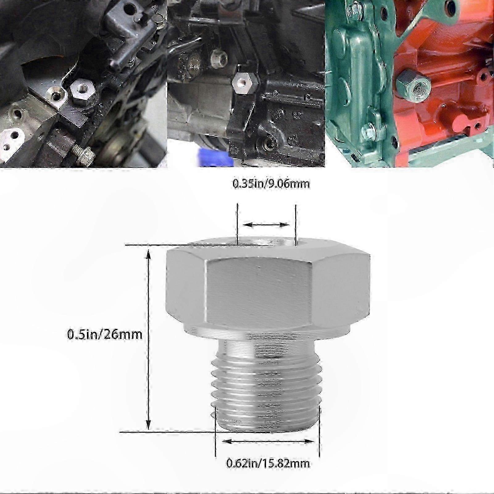 M16x1,5 Auf 1/8 Npt Gewinde Motoröldrucksensoradapter, Messinganschluss, Kompatibler Stecker, Kfz-ersatzteil, Auslaufsichere Verbindung, Präzise Größe, Mechanische Verwendung.