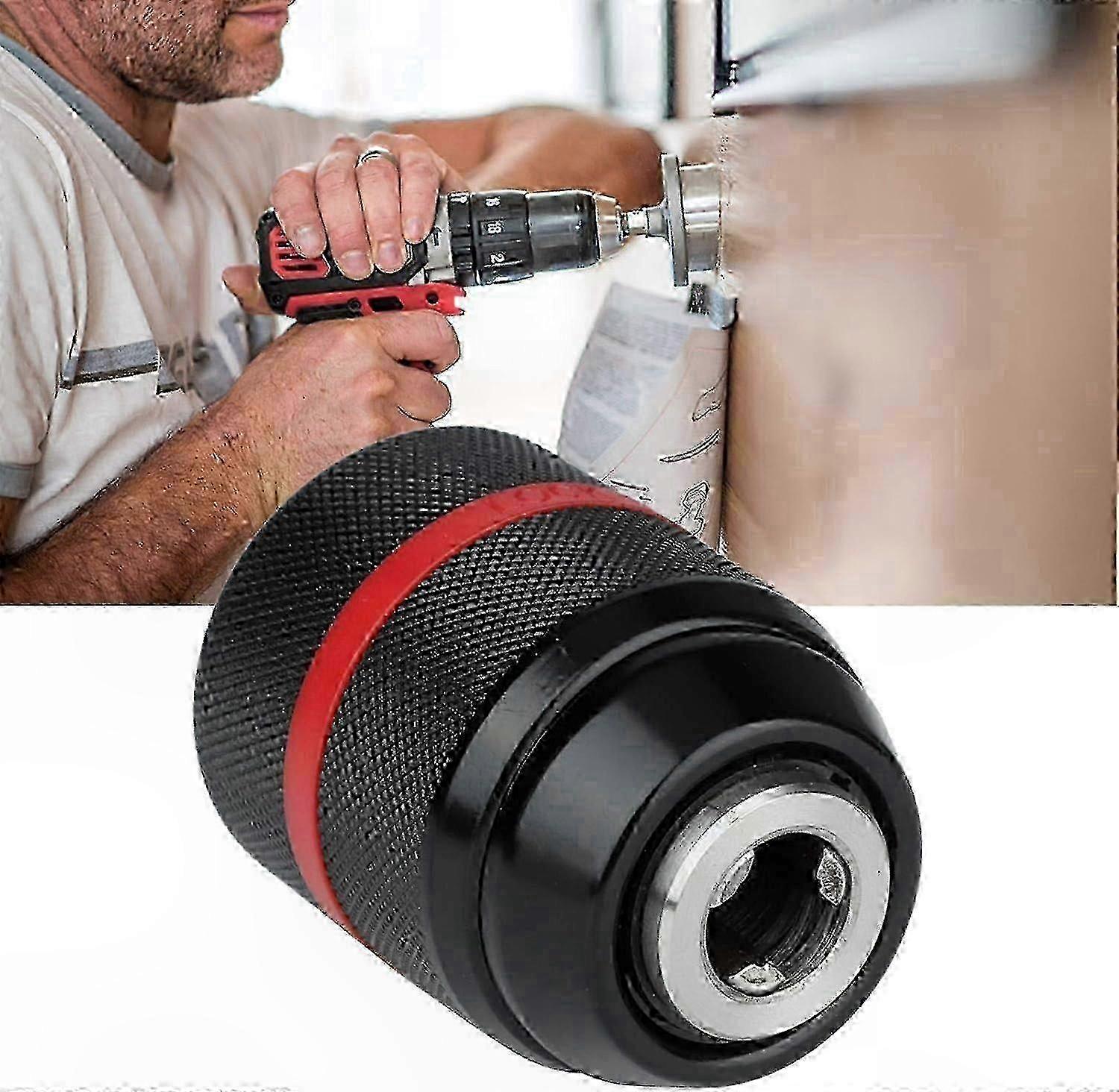 13-mm-schnellspannbohrfutter, 1/2-20unf-gewinde, Universell Selbstspannend, Ersatzteil Für Handbohrmaschinen, Spannbereich 2–13 Mm