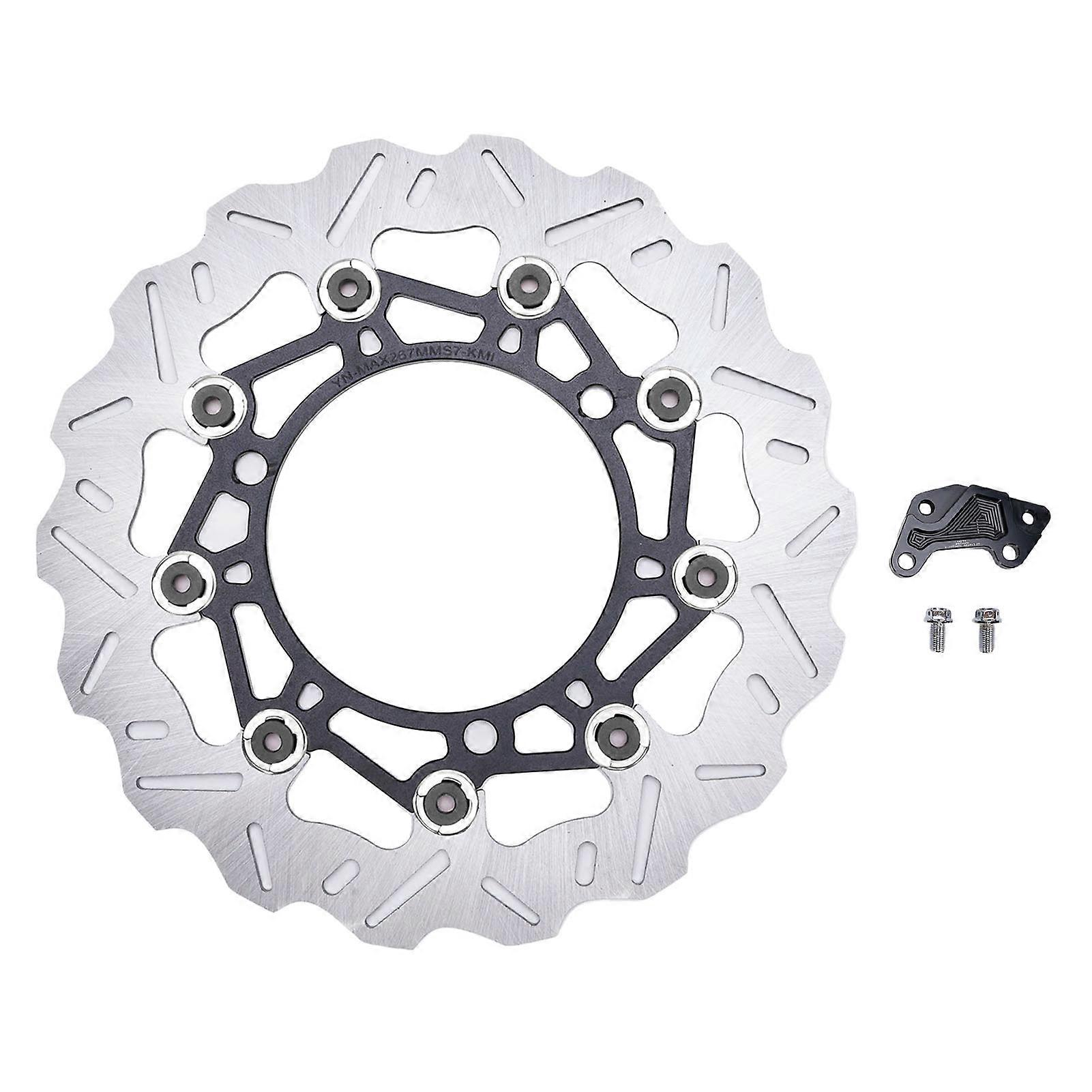267 Mm Edelstahl-motorrad-vorderradbremsscheibe, Ersatz-bremssattel-adapter-kit Für Nmax125, Nmax155, Aerox155, Nvx155