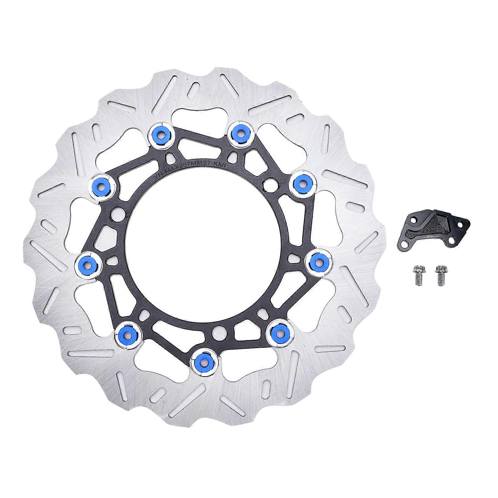267 Mm Edelstahl-motorrad-vorderradbremsscheibe, Bremssattel-adapter-kit Für Nmax125, Nmax155, Aerox155, Nvx155 – Direkter Ersatz, Paar Bremsscheiben.