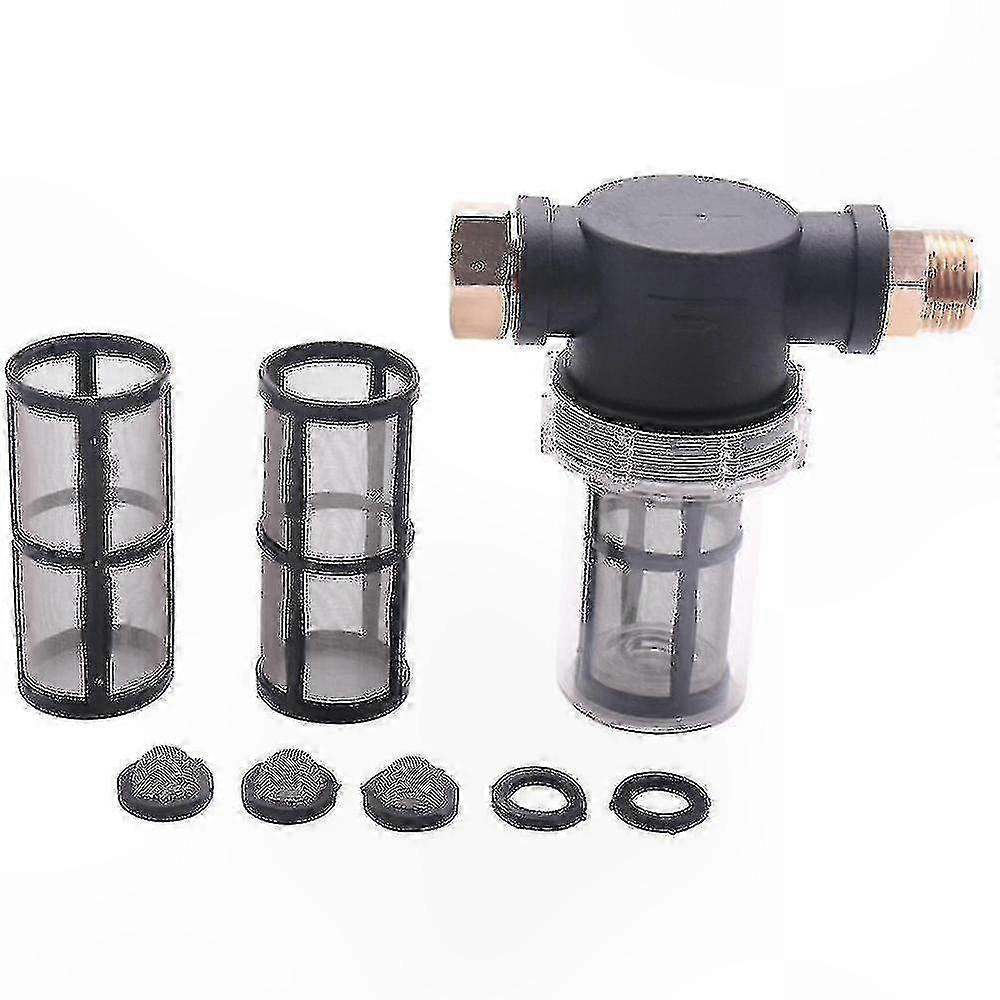 Wasserfilter Für Gartenschläuche, Einlassanschluss Für Hochdruckreiniger, Entfernt Ablagerungen, Robuste Außenbefestigung, Für Garten Und Pool.