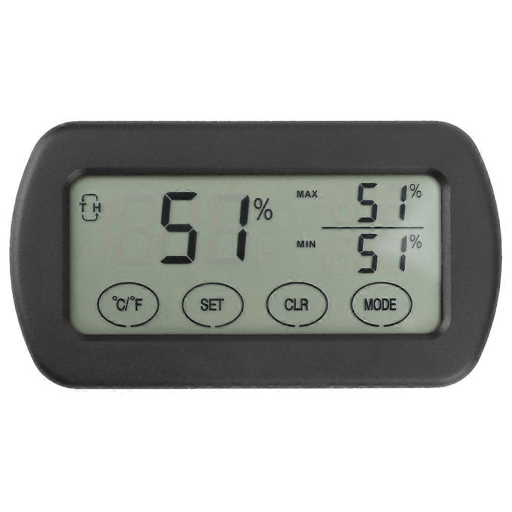 Digitales Lcd-thermometer-hygrometer Mit Touchscreen, Temperatur- Und Feuchtigkeitssensor Für Innenräume, Präzises Elektronisches Thermometer.