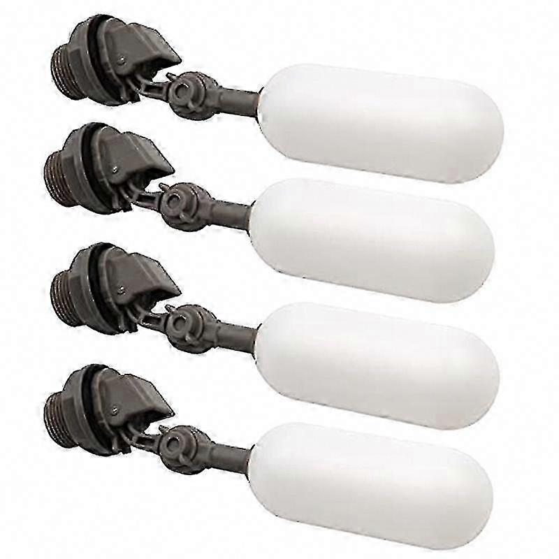 Verstellbares 3/4-zoll-schwimmventil Aus Kunststoff, 4er-packung Für Tank, Pool Und Filter