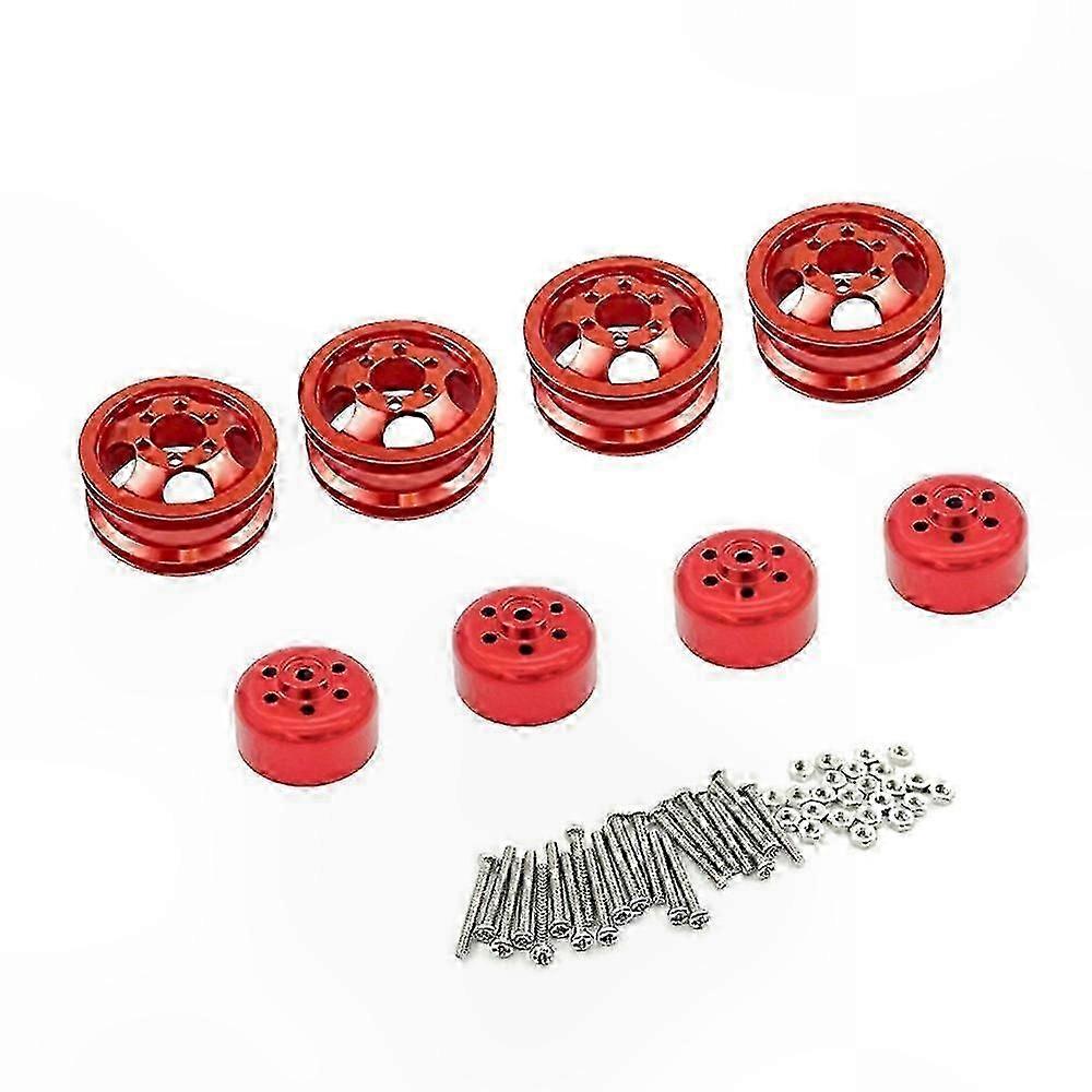 Satz Mit 4 Leichtmetallnaben Für 1/16 Rc-car-modelle C14, C24, C34, C44, B14, B24 – Ersatzteile Und Zubehör