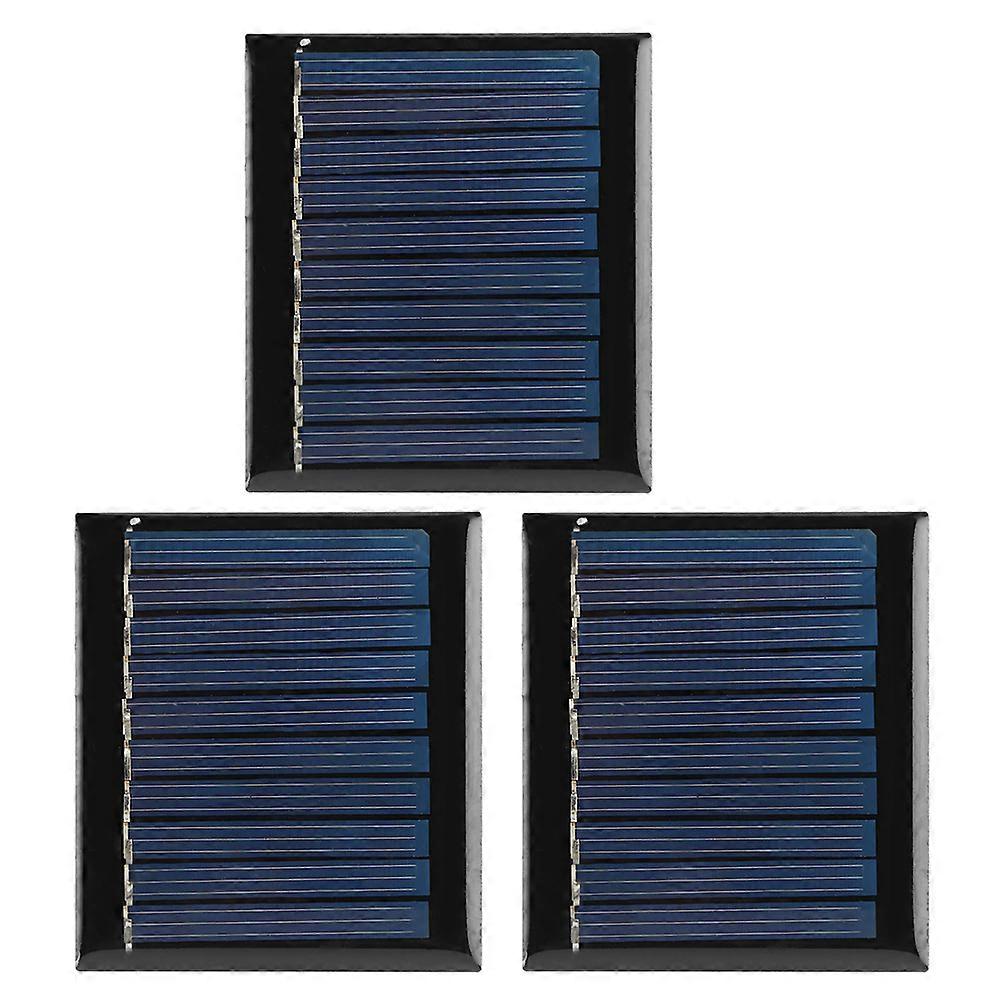 Set Mit 3 Mini-5v-0,3w-polykristallinen Solarmodulen Für Diy-projekte, Spielzeug Und Bastelarbeiten