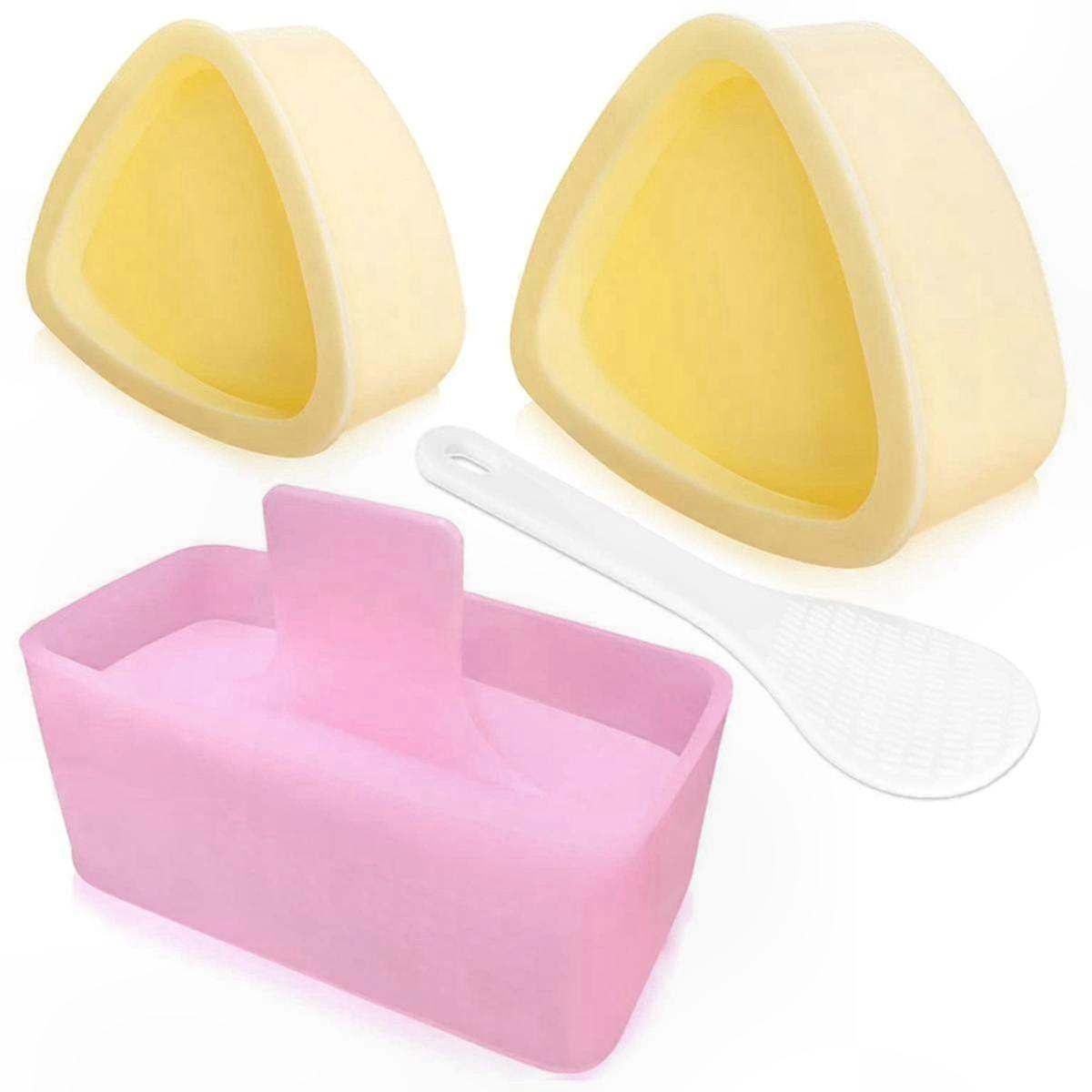 Reisform-set (dreieckig), Onigiri-presse, Musubi-sushi-set, 3-teilig Für Selbstgemachte Reisformen