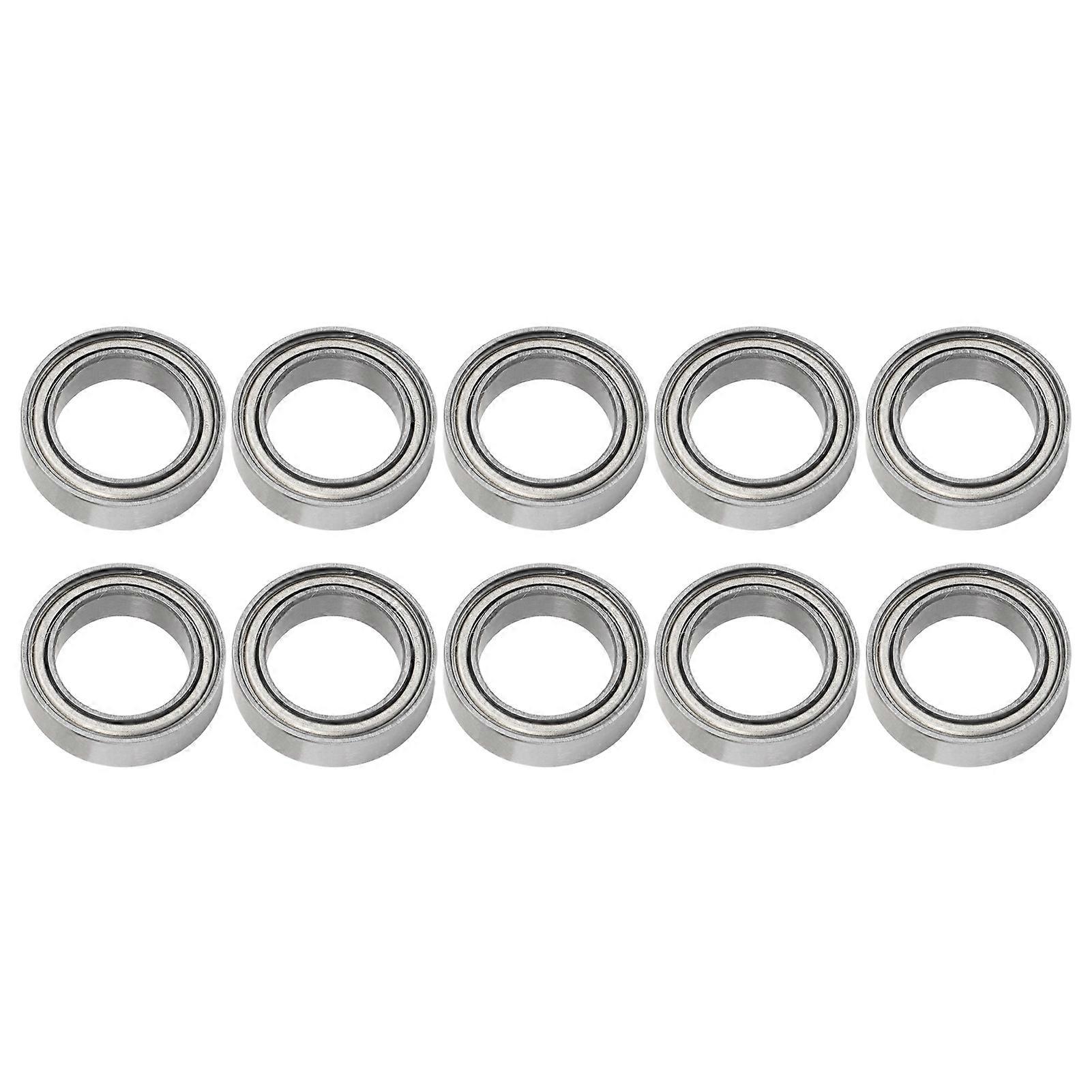 10 Stück Hochgeschwindigkeits-kugellager Aus Silbergeschirmtem Metall Für Zd Racing, Reibungsarmer Stahl, Schnelle Rotation, Ersatzteilset