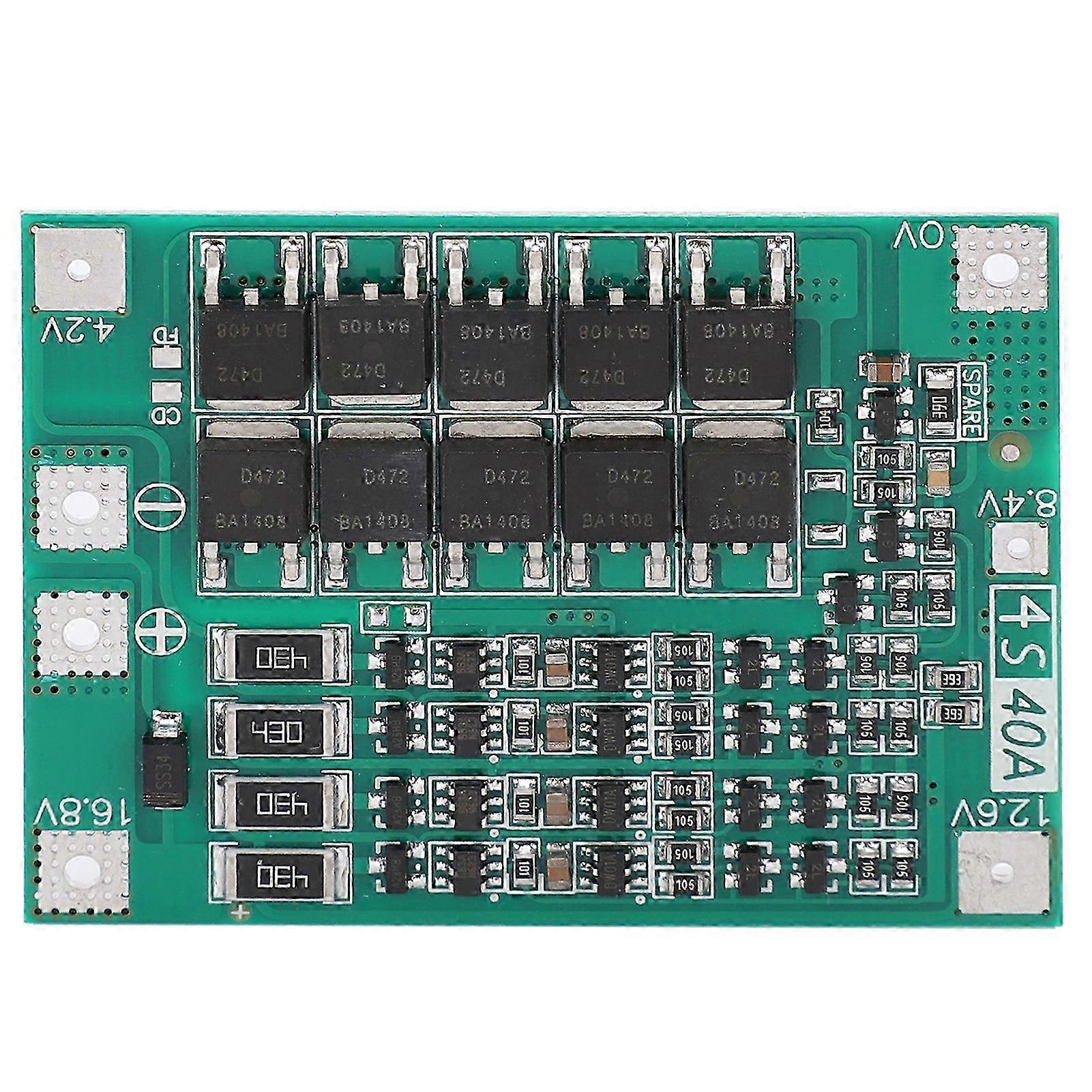 Schutzmodul Für 4s 40a 16,8v Dc Lithium-batterie, Leiterplatte Mit Harzverguss, Nced-version