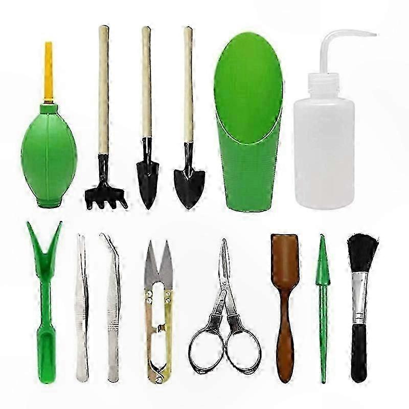 14-teiliges Mini-gartenwerkzeugset Für Gartenarbeiten Und -projekte, Komplettset.