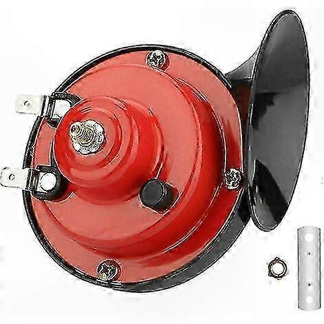 12v Wasserdichte Hupe Für Motorrad, Lkw, Auto, Suv, Boot, Zug - Rot, Leistungsstarke, Wasserfeste Hupe