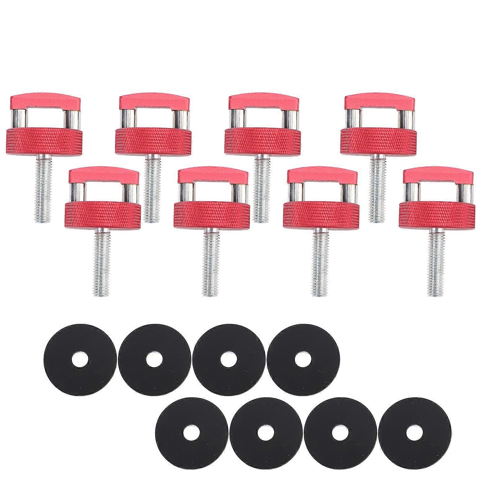 Schnellverschlussschraube Aus Roter Aluminiumlegierung, Integrierter D-ring-schmetterlingsgriff, Schnellverschluss Für Die Harthaube