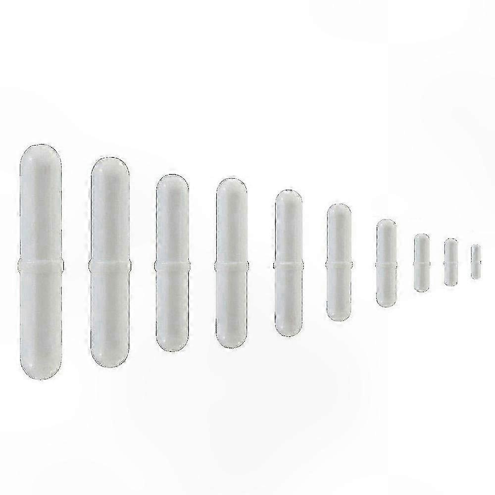 Magnetrührstab Aus Weißem Ptfe Für Laboranwendungen, 10er-packung, Robuster Rührstab Für Chemische Anwendungen, Wissenschaftliche Verwendung