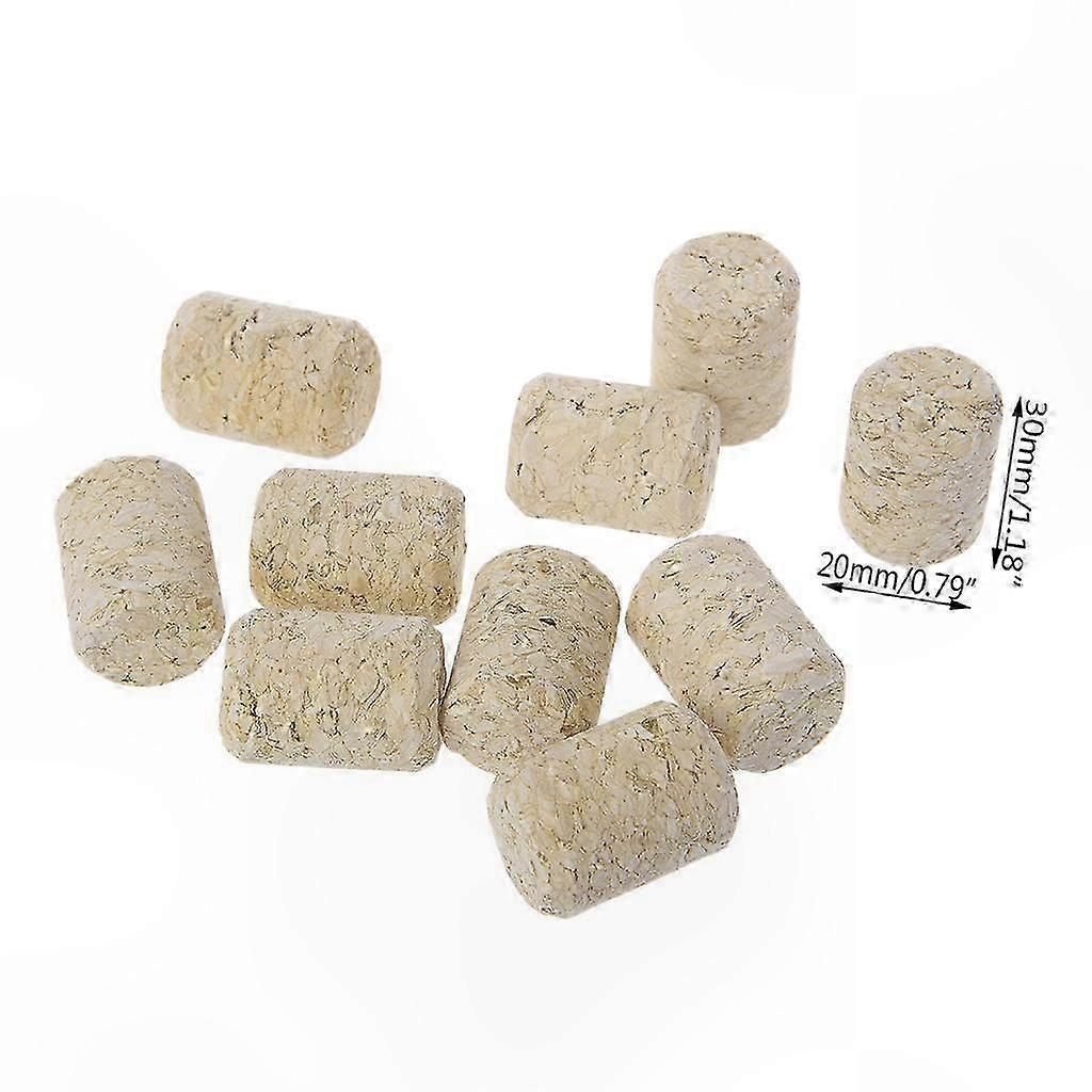 Naturkorken Für Flaschen, 10er-packung, Größe 22x40mm, Gerader Korken Für Wein, Zylindrischer Holzkorken, Luftdicht Und Widerstandsfähig, Ideal Für Flaschen Und Thermoskannen.