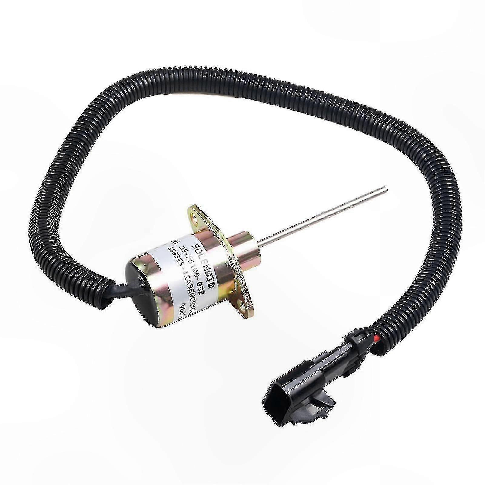 12-v-kraftstoffabsperrventil Für Dieselmotoren, Kompatibel Mit V2203-di Und Vector 1800, Absperrmagnet, Ersatzteil, 1 Stück