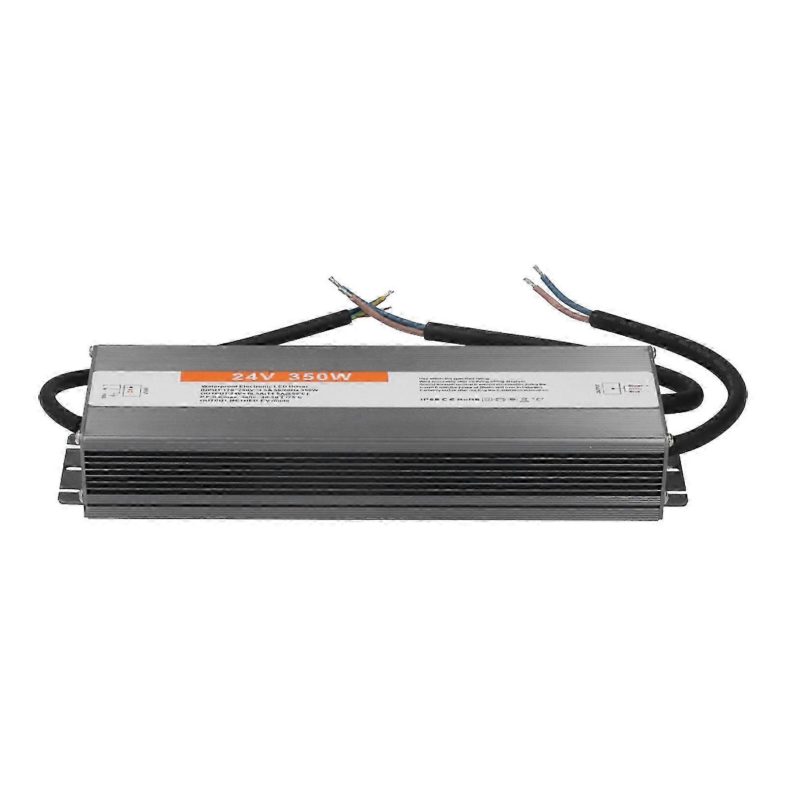 Ultradünnes, Wasserdichtes, Kabelgebundenes Netzteil Für Leds, Ac170-250v 50/60hz Schalttransformator, 350w, Dc24v Ausgang, Notstromversorgung Für Led-streifen Und Projektoren.