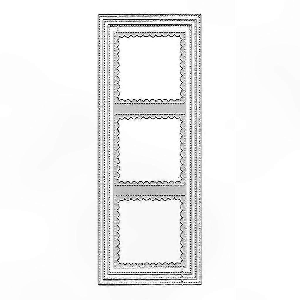 Metallschneidvorlage Hintergrundrand Diy Scrapbooking Album Papierkarten Schablone Eming Dekor Basteln
