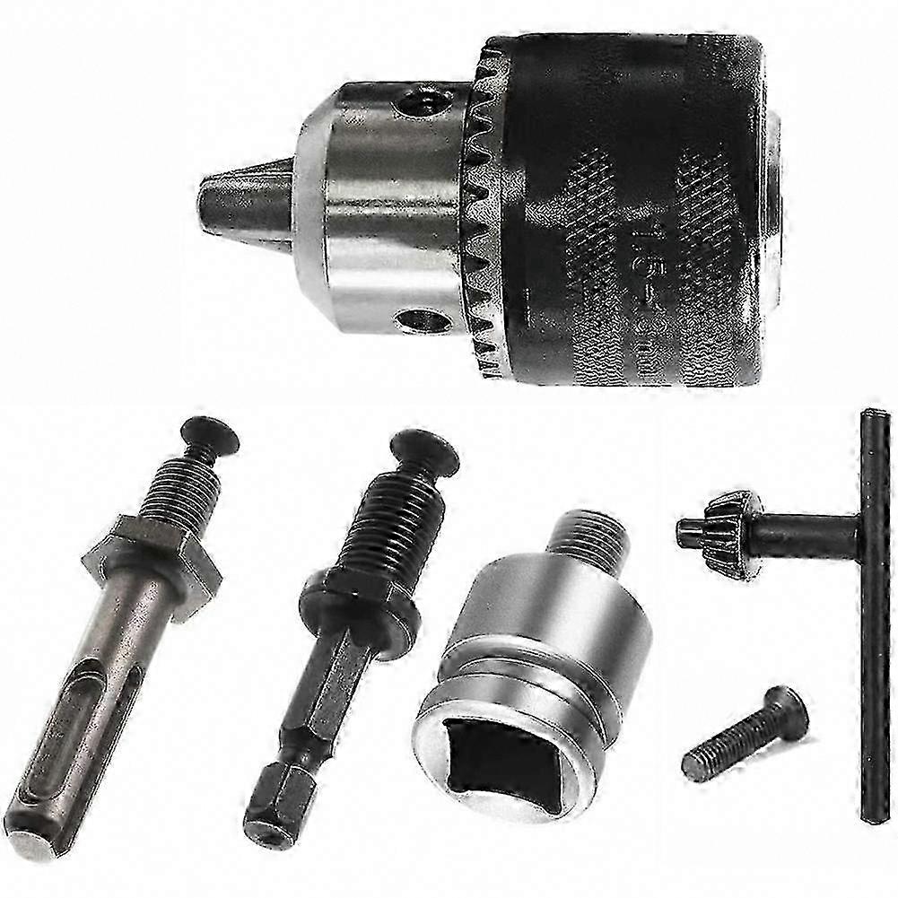 1,5-13 Mm Bohrfutter, 1/2-20 Unf Gewinde, Sds Plus Adapter Und Schlüssel, Für Elektrische Bohrmaschinen, Professioneller Einsatz Und Heimwerkerbedarf.
