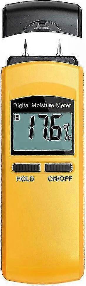 Digitales 4-pin-feuchtemessgerät Für Holz, Papier, Beton, Gips, Ziegel – Hygrometer Mit Lcd-bildschirm, Professionelles Feuchtigkeitsmessgerät