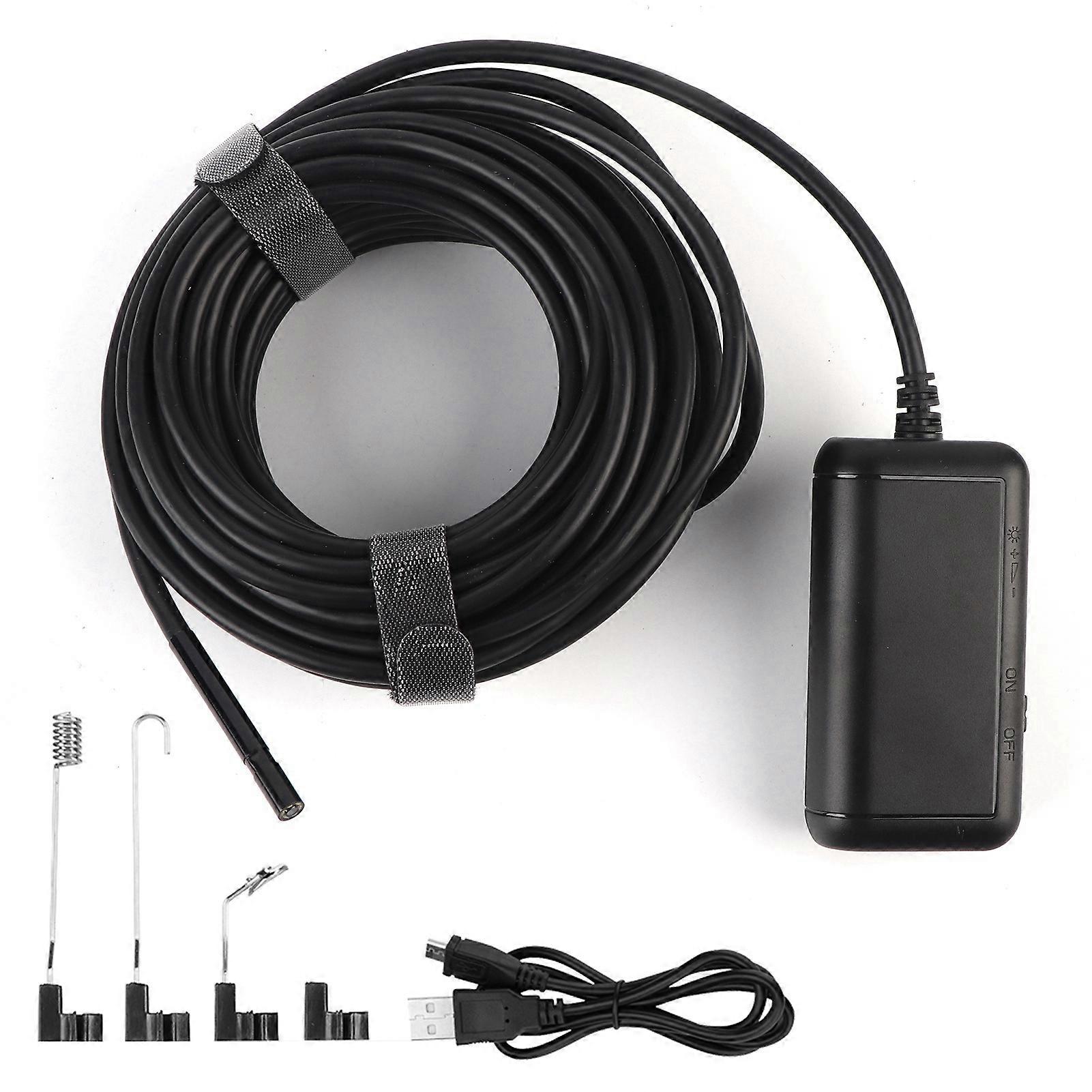 5-megapixel-inspektionskamera (0,2 Zoll) Mit Wlan, Endoskop Mit 6 Leds, Schutzart Ip67, Für Ios- Und Android-smartphones, Visiermodell
