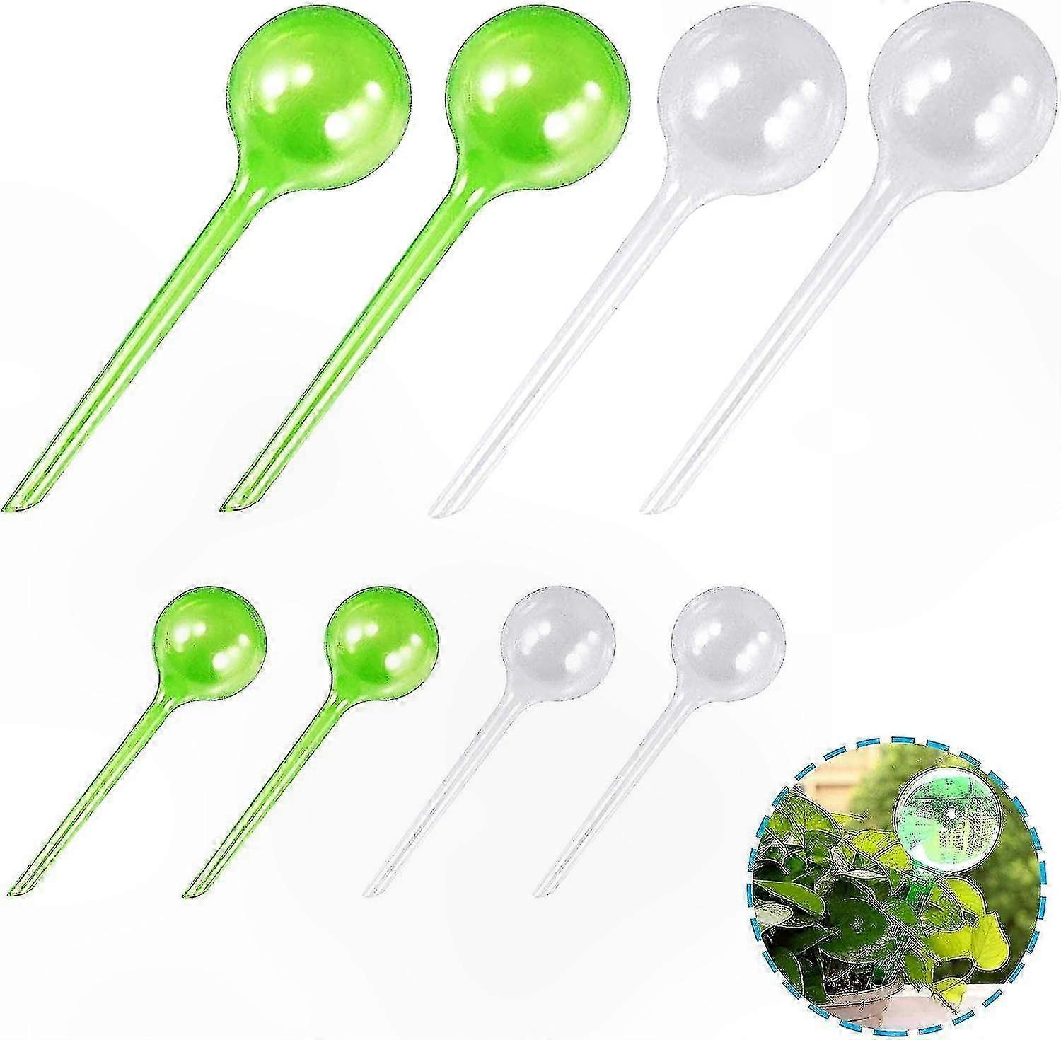 Automatische Bewässerungskugeln Für Zimmerpflanzen Und Topfblumen (2 Größen, Grün Und Transparent)