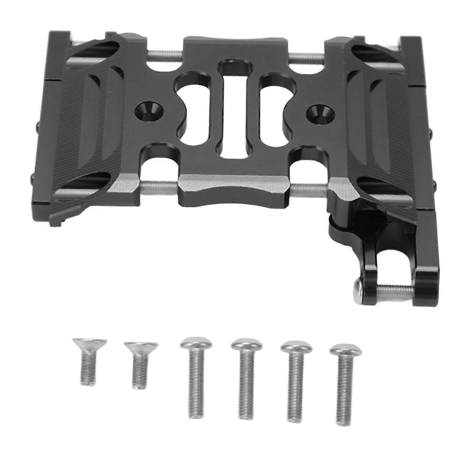 Rc-mittelplattenhalterung Aus Aluminiumlegierung, Robuste Und Leichte Montagebasis Für Das Getriebe, Hohe Verschleißfestigkeit, Kompatibel Mit Axial 1/10-modellen