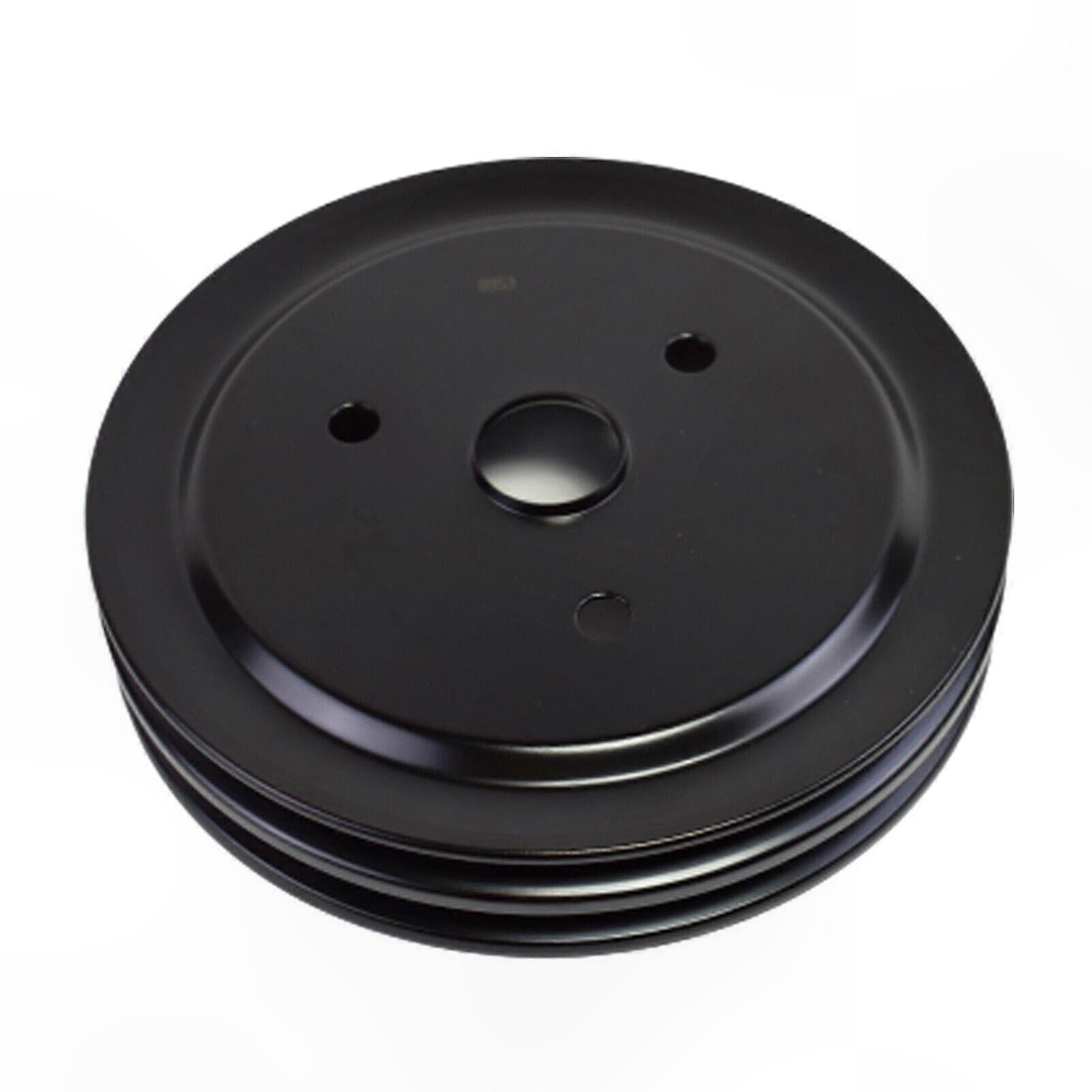 Riemenscheibe Für Die Servolenkungspumpe Aus Stahl Mit 2 Nuten Und Keil, Für Sbc 262 327 Motoren, Kurze Swp Wasserpumpe