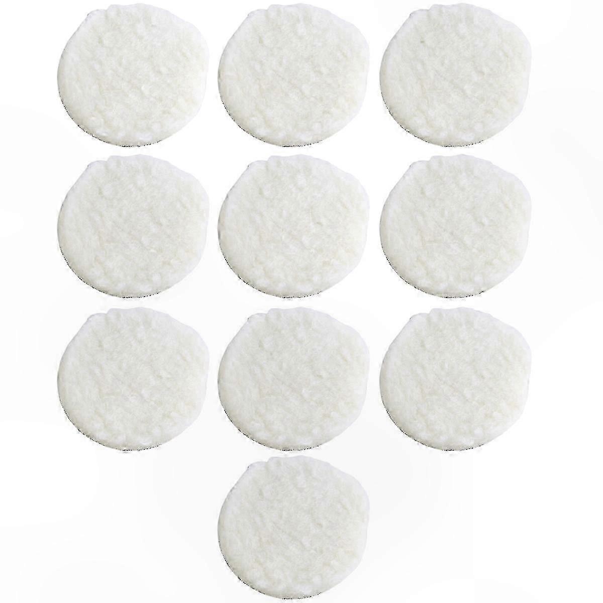 Set Mit 10 Wollpolierscheiben (5 Zoll) Für Die Lackpflege Und Politur Von Fahrzeugen
