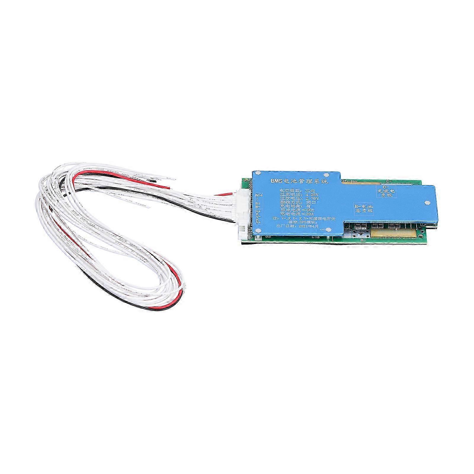 Bms 50a17 Schutzplatine Für Lithium-ternärbatterie-lademodul, Elektronisches Bauteil Für Energiemanagement, Leiterplattenschutzschaltung