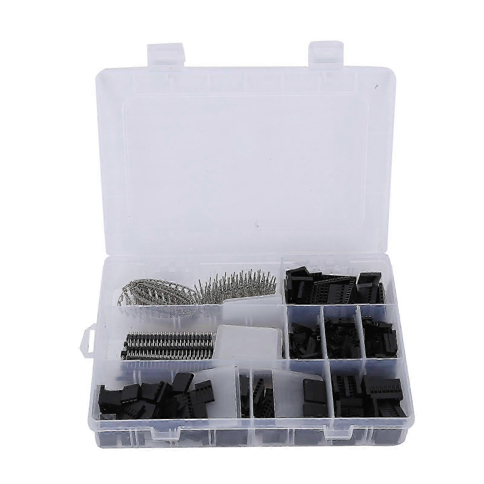 Dupont 2,54-mm-stecker-/buchsen-set, Gehäuse, Stiftleiste, Jumperkabel, Elektronikzubehör