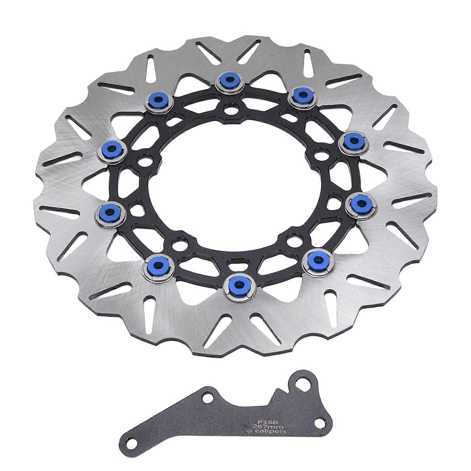 267-mm-vorderradbremsscheibe Für Motorräder, Ersatzrotor Kompatibel Mit Pcx125 Pcx150 Pcx160 2021-2024, Verschleißteil Aus Stahl, Hohe Leistung, Präzise Passform.