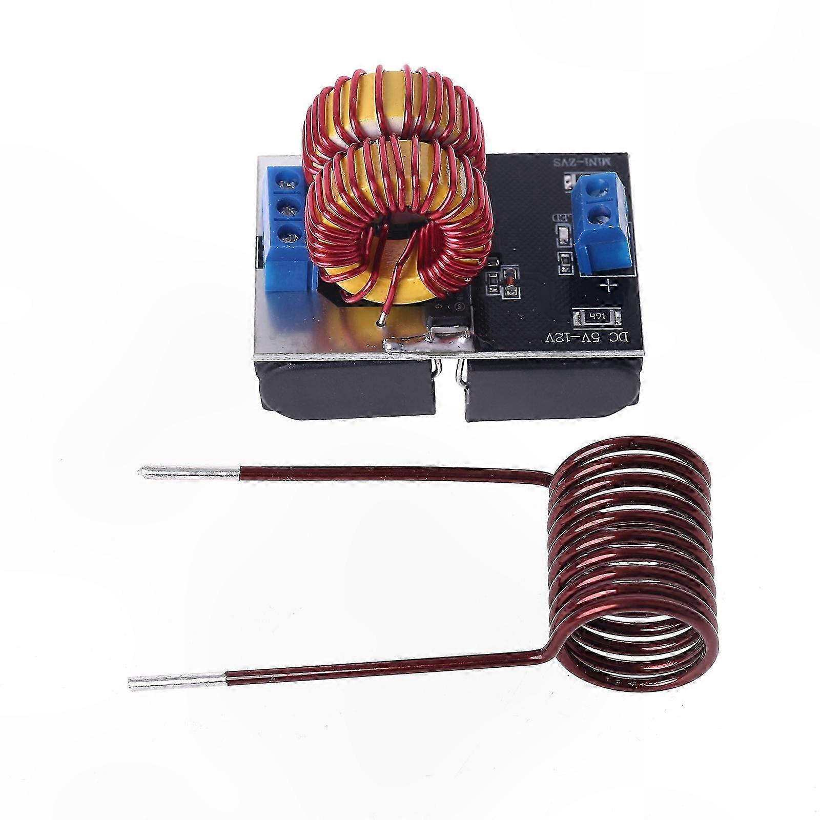 Diy 12v Zvs Heizspule, 5v12v 120w Induktive Heizplatte, Lüfterloses Sperrwandler-treibermodul, Wickelset Für Miniaturheizung
