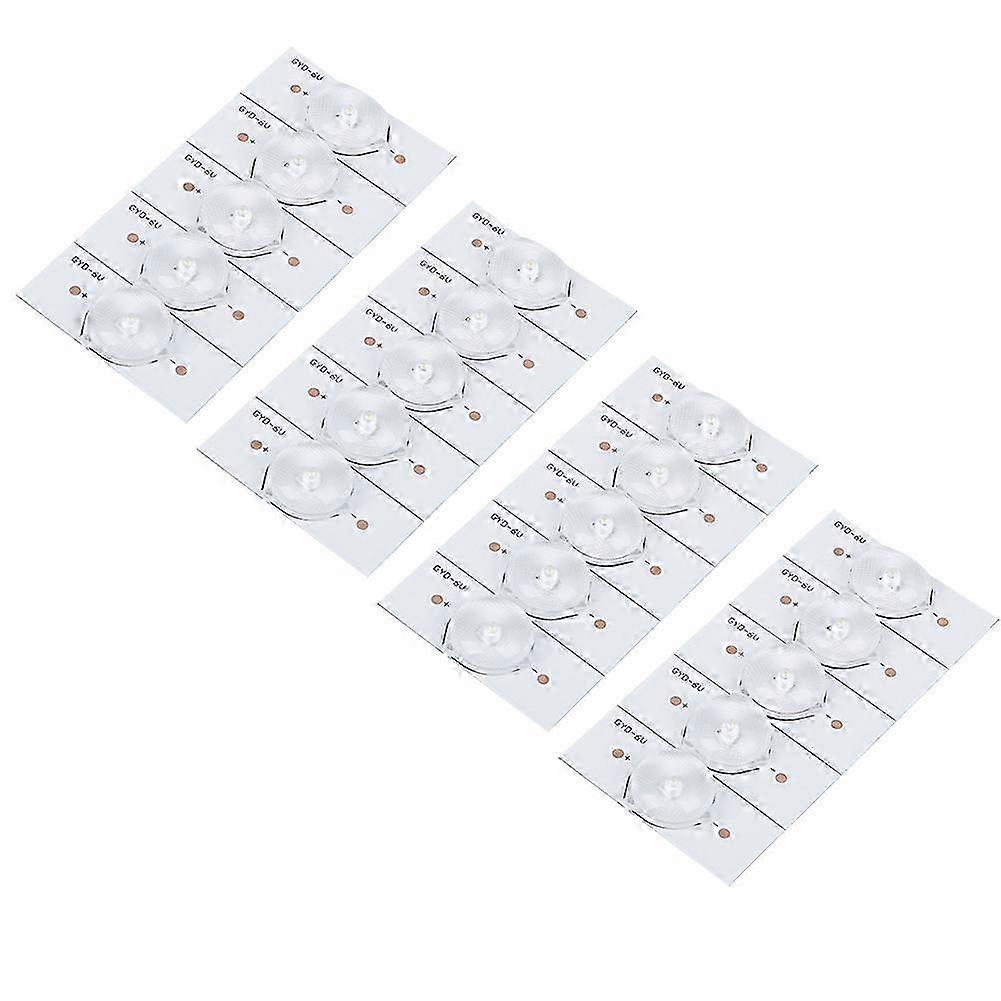 Packung Mit 20 Weißen 6v Smd-leds Mit Optischer Filterlinse, Ideal Für Die Reparatur Von Led-fernsehern Und Allgemeine Anwendungen.