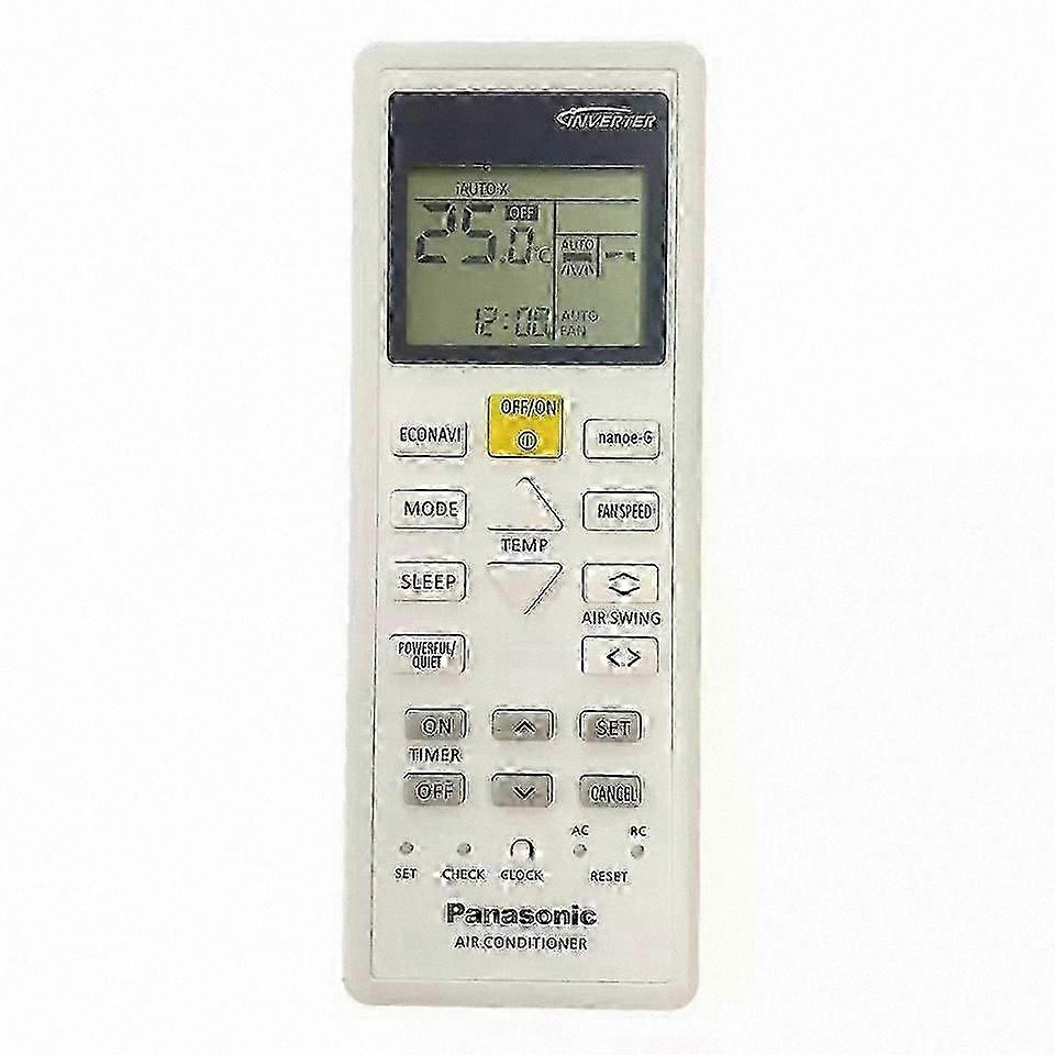 Universelle Fernbedienung Für Panasonic Klimaanlagen, Kompatibel Mit Den Modellen A75c00370, A75c12670, A75c03420, A75c00510, A75c01990, Ersetzt Die Originalfernbedienung, Funktioniert Mit Allen Gerät