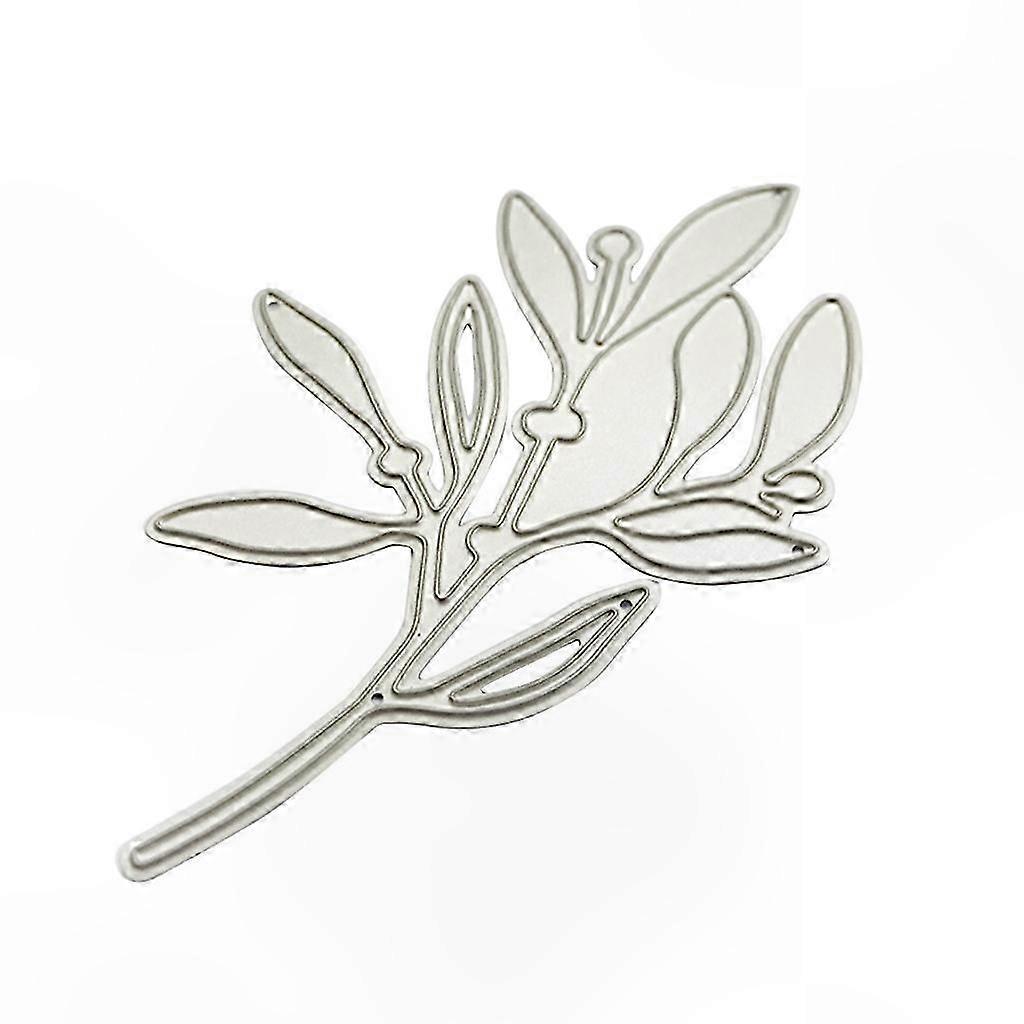 Metallschneidschablone, Baumblattmotiv Für Scrapbooking, Diy-albumvorlage, Papierstempel, Blattschablone