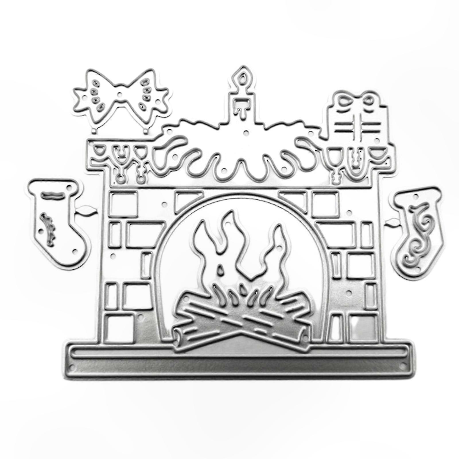 Set Mit 6 Metallschablonen Zum Brennholzschneiden, Scrapbooking, Für Diy-fotoalben, Handgefertigte Grußkarten Und Dekorationen