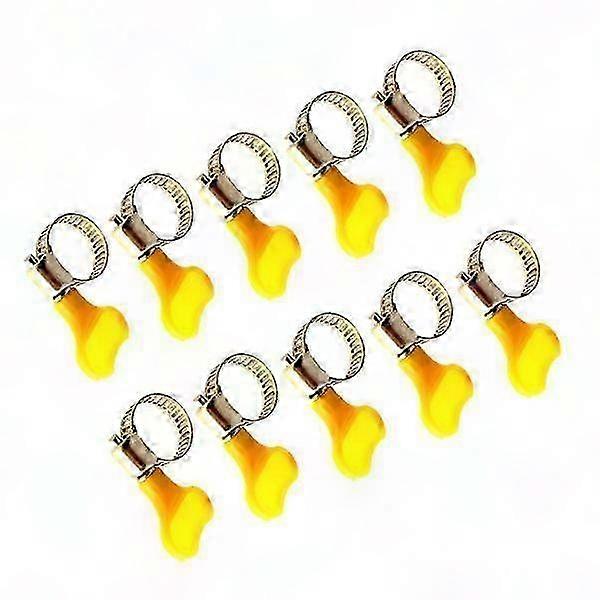 Verstellbare Edelstahl-schlauchschelle, 2er- Bis 4er-pack (10 Stück Pro Packung), Mit Handgriff, Geeignet Für Wasserleitungen Von 8 Bis 32 Mm Durchmesser