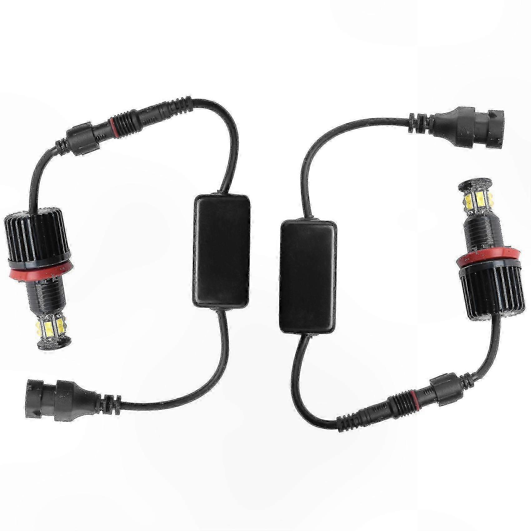 Paar 12-led-ringpositionsleuchten (120 W), Kompatibel Mit Bmw E82, E90, E60, E61, E63, E89 X6, H8-scheinwerfer, Tagfahrlicht, Angel Eyes, Direkter Ersatz