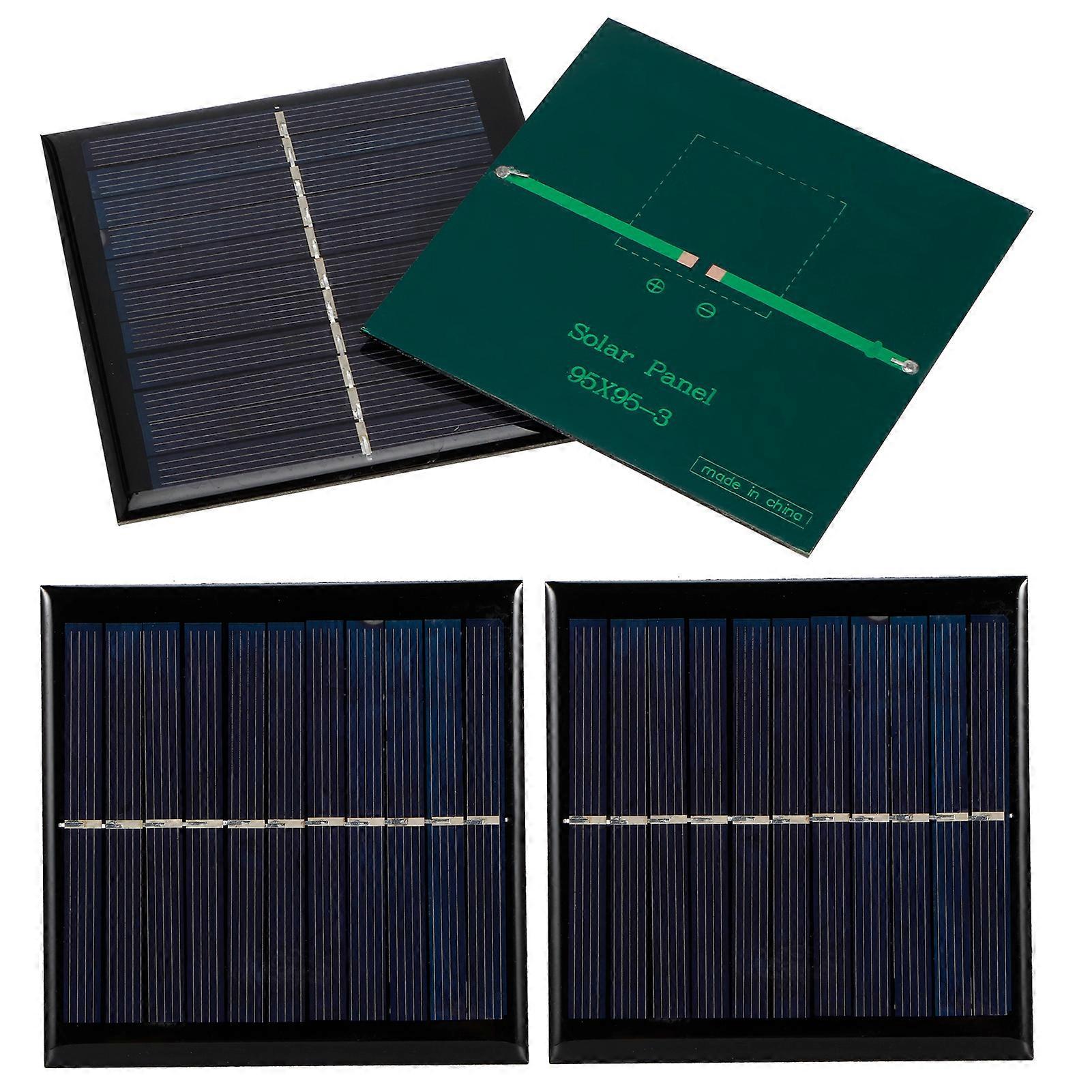 4 X 1w 5,5v Hocheffizienz-mikrozellen-solarmodule, 95x95mm Photovoltaikmodul, 4er-pack