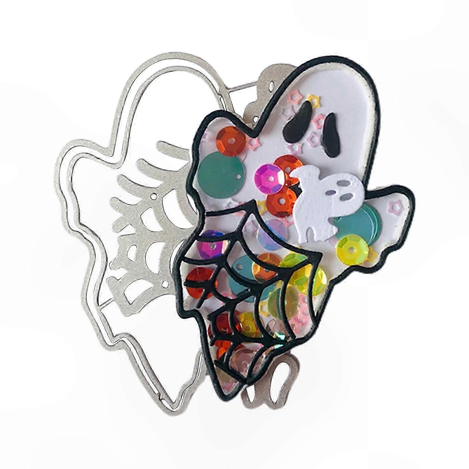 Halloween-spinnennetz-geister-ausstechformen Aus Metall Für Grußkarten, Bastelbedarf, Kunst- Und Bastelprojekte, Geburtstagskarten