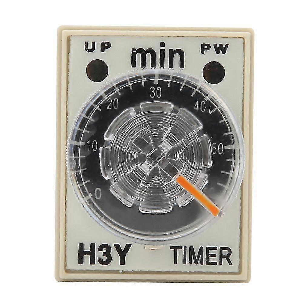 H3y-2 8-poliges Zeitverzögerungsrelais, 0–60 Min. Timer, Einstellbarer Drehknopf, 5 A, 24 V Dc, Vielseitig Einsetzbar
