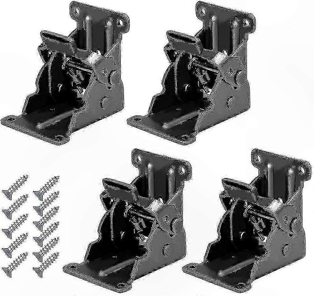Verstellbare Klapptischstütze, 4er-set Für Bettbeine, 0-90 Grad Verriegelungsmechanismus