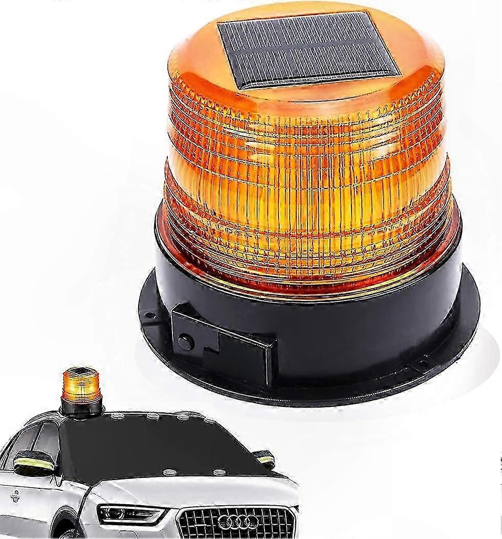 12v Led-positionsleuchten Mit Magnetischer Befestigung, Superstarke Blinklichter Für Fahrzeuge, Solar- Oder Usb-betrieben, Energieklasse A, Notfall- Und Warnsignalisierung.