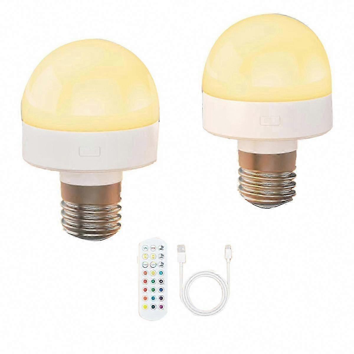 Wiederaufladbare Led-lampe Mit Fernbedienung – E26, Kabellos Für Wandleuchten Und Kronleuchter, Batteriebetrieben