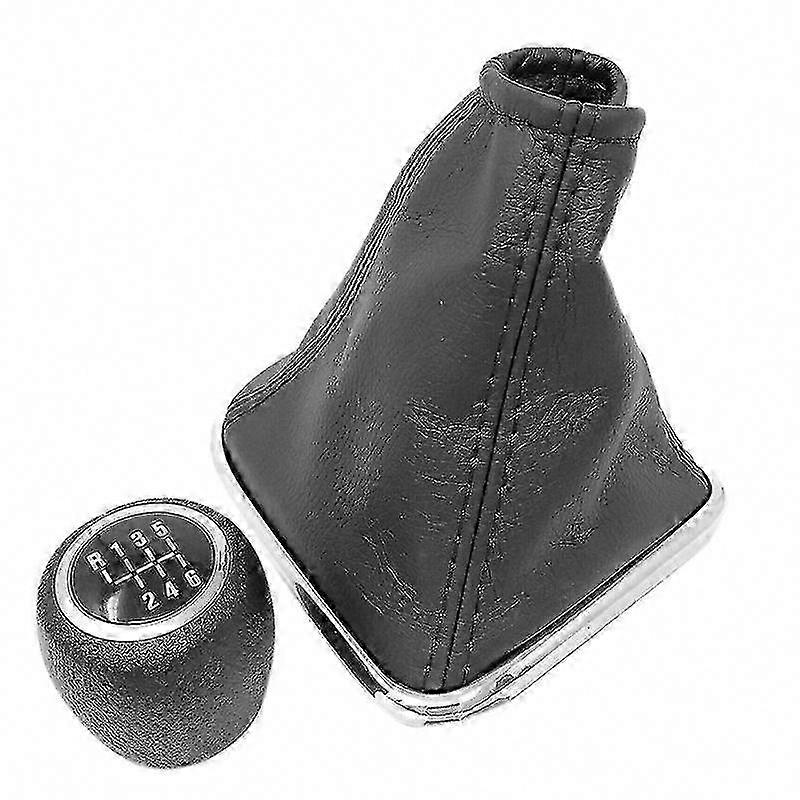 6-gang-schalthebel Mit Ledermanschette Für Chevrolet Cruze 2008–2015, Sport-schaltknauf, Getriebeverkleidungssatz, Schwarzer Schalthebel